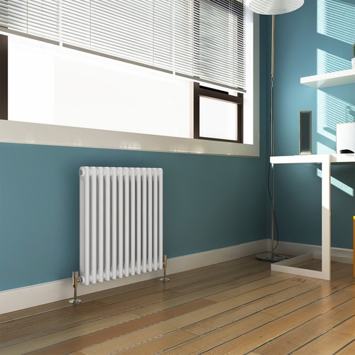 White traditional radiator - white, 2