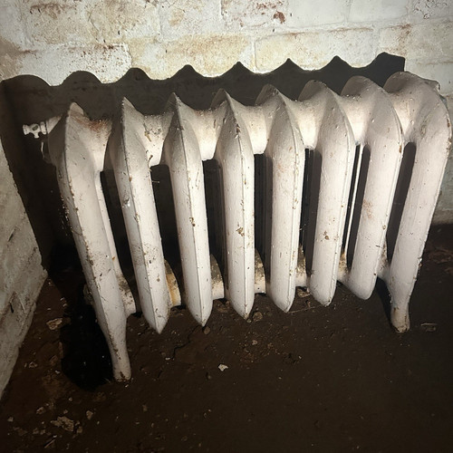 Cast iron white multi column - iron,