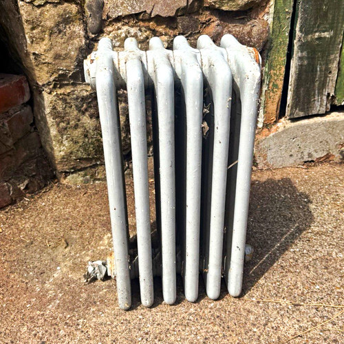 Vintage cast iron - radiator, 6