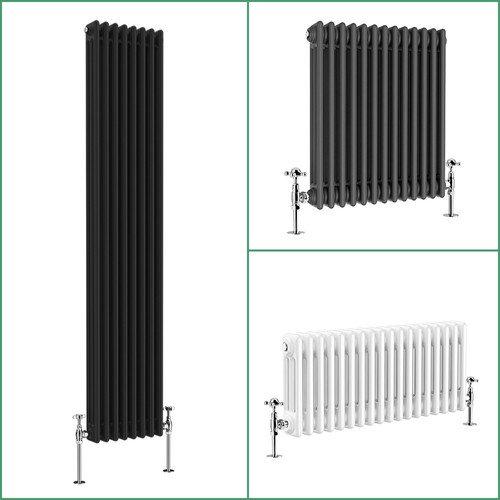Traditional radiator vertical - traditional,