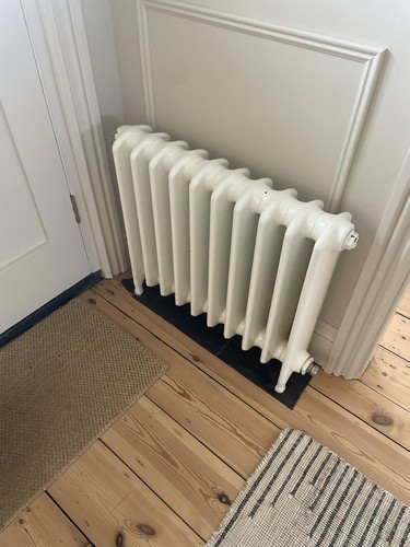 Cast iron radiators off white - radiators,