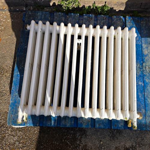 White cast iron column - white,