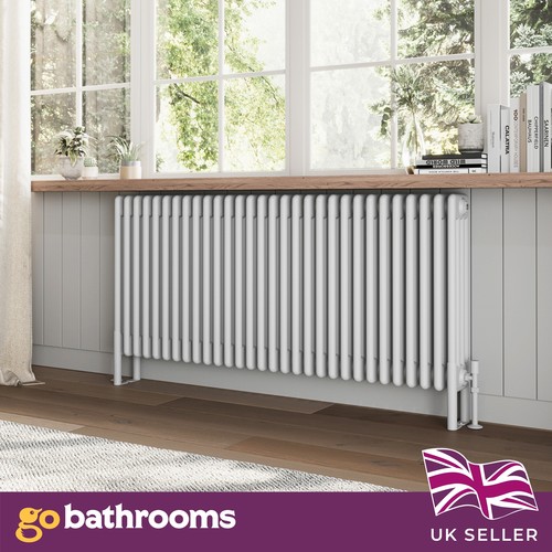 White traditional column - white,