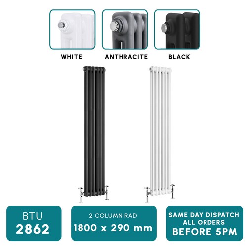Anthracite white black - white,