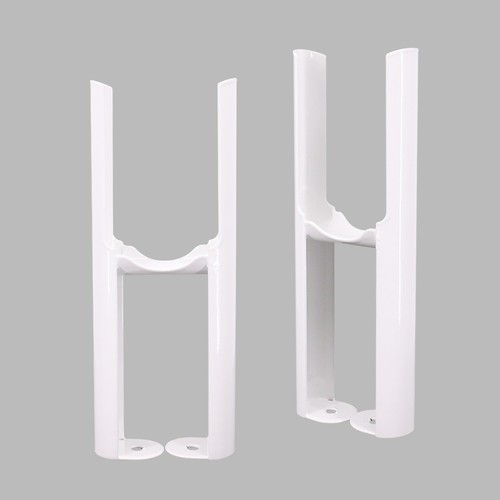 White traditional 4 column - white,