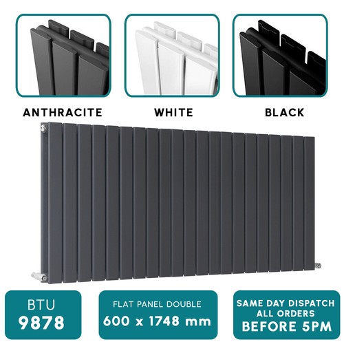 White horizontal flat panel - horizontal,
