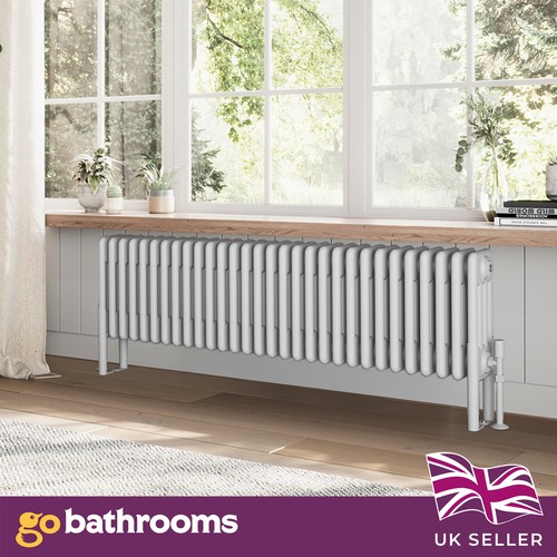 White traditional column - white,