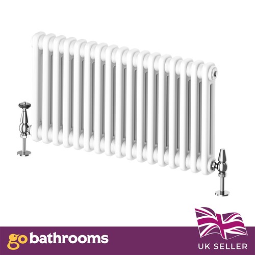 White traditional column - white,