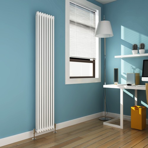 White traditional radiator - traditional,